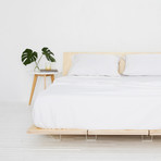 Ultra-Cozy Organic Sheet Set // White (Full)