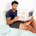 Ultra-Cozy Organic Sheet Set // Mint (Full)