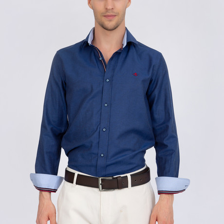 Augmenting Shirt // Navy (XS)