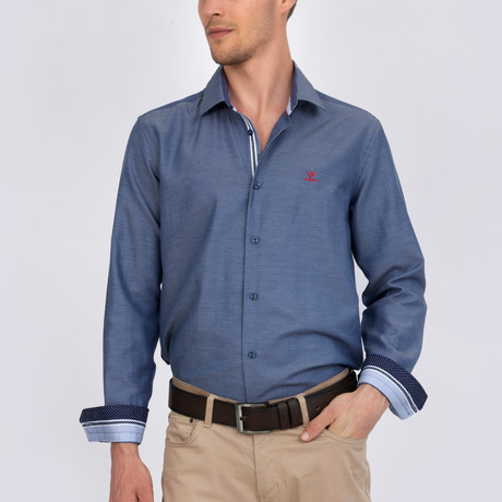 Network Shirt // Denim Blue (XS)