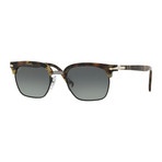 Persol Men's PO3199S Clubmaster Sunglasses // Tortiose + Gray