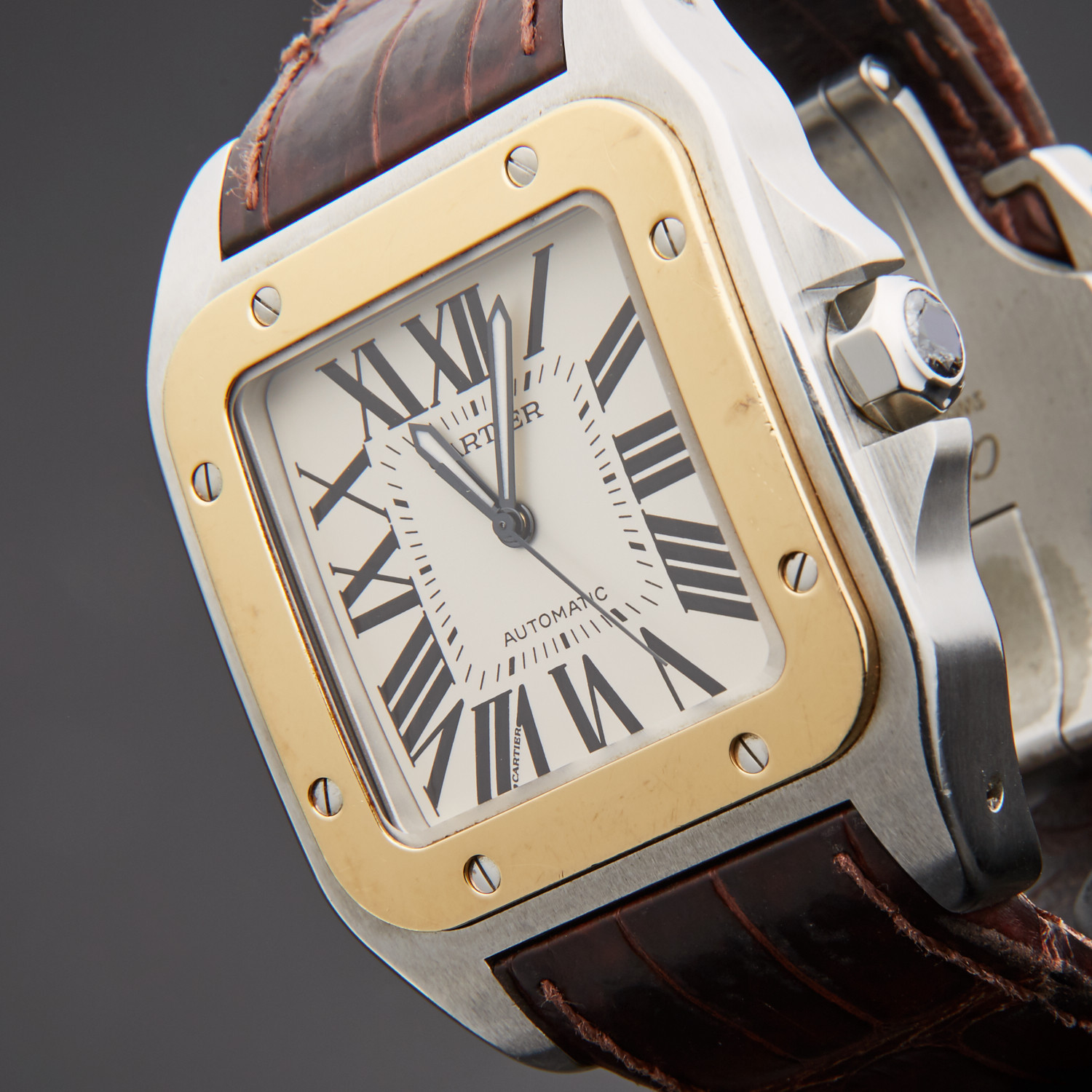 Cartier Santos 100 XL Automatic // W20072X7 // Pre-Owned - Admirable ...