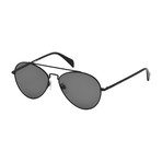 Diesel // Unisex Dl0193-02A Sunglasses // Matte Black + Smoke