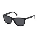 Diesel // Unisex Dl0222-01A Sunglasses // Shiny Black + Smoke