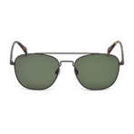 Diesel // Men's Dl0194-09N Sunglasses // Matte Gunmetal + Green