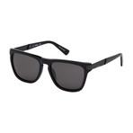 Diesel Men's Dl0236-01A Sunglasses // Shiny Black + Smoke