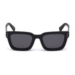 Diesel // Unisex Dl0231-01A Sunglasses // Shiny Black + Smoke