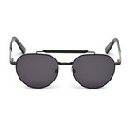 Diesel Unisex Dl0239-01A Sunglasses // Shiny Black + Smoke