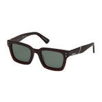 Diesel // Unisex Dl0231-52N Sunglasses // Dark Havana + Green