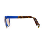 Diesel Men's Dl0224-56X Sunglasses // Havana + Blue Mirror