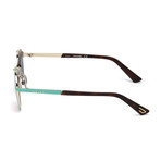 Diesel // Unisex Dl0239-95Z Sunglasses // Light Green + Gradient