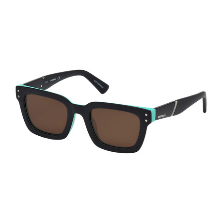 Diesel // Unisex Dl0231-05J Sunglasses // Black + Roviex