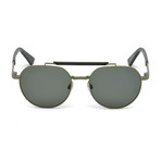 Diesel Unisex Dl0239-97N Sunglasses // Matte Dark Green + Green