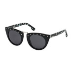 Diesel Women's Dl0211-01A Sunglasses // Shiny Black + Smoke