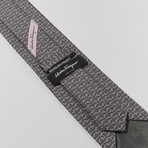 Dragonfly Print Tie // Grey