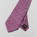 Sailboat Print Tie // Purple