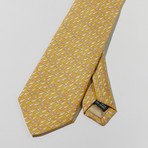 Sailboat Print Tie // Yellow