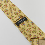 Farm Scene Print Tie // Yellow