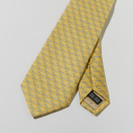 Elephant Print Tie // Yellow II