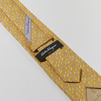Sailboat Print Tie // Yellow