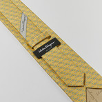 Elephant Print Tie // Yellow II