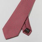 Boat Print Tie // Red