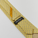 Boat Print Tie // Yellow