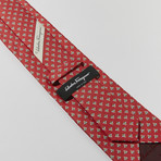 Bee Print Tie // Red