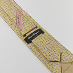 Butterfly Print Tie // Yellow