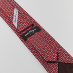 Dragonfly Print Tie // Red