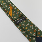 Elephant Print Tie // Green II
