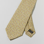 Butterfly Print Tie // Yellow