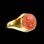 Ancient Roman Jasper Intaglio // Roman Empire Ca. 100-300 CE