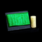 Sumerian Marble Cylinder Seal // Ancient Near East Ca. 2nd millennium BCE