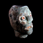 Pre-Columbian Copper Skull Vessel // Peru Ca. 100-700 CE