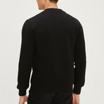 Todd Dog Collar Zip-Up Sweater // Black (S)