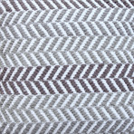 Chevron Cotton Weave Decorative Throw Pillow