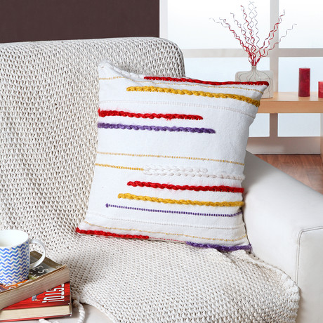 Tula Cotton Weave Decorative Throw Pillow