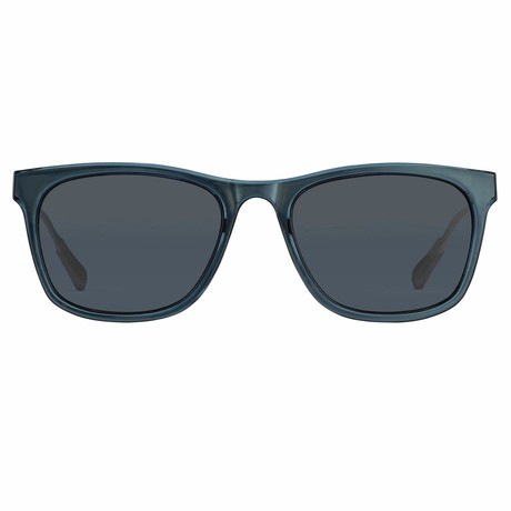 KVA59C5SUN // Unisex Sunglasses // Cornflower + Silver + Gray Grad Lens