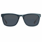 KVA59C5SUN // Unisex Sunglasses // Cornflower + Silver + Gray Grad Lens