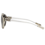 KVA4C4SUN // Unisex Sunglasses // Silver Metal + Thin Sweat Bar