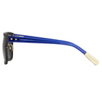 KVA52C1SUN // Unisex Sunglasses // Black Aluminium + Navy + Gray Lens