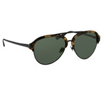 KVA74C2SUN // Unisex Sunglasses // Graphic T-Shell + Black + Green