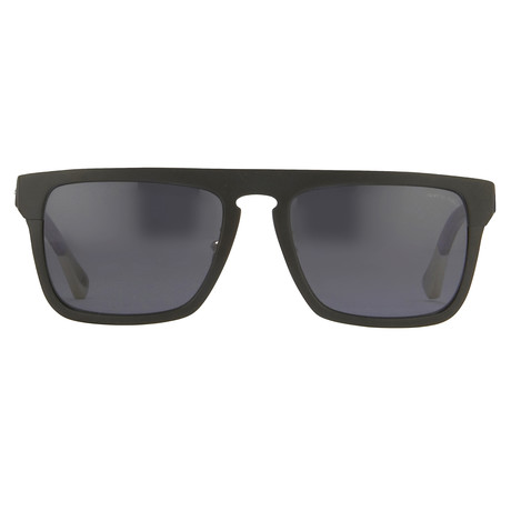 KVA52C1SUN // Unisex Sunglasses // Black Aluminium + Navy + Gray Lens