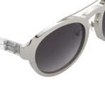 KVA4C4SUN // Unisex Sunglasses // Silver Metal + Thin Sweat Bar