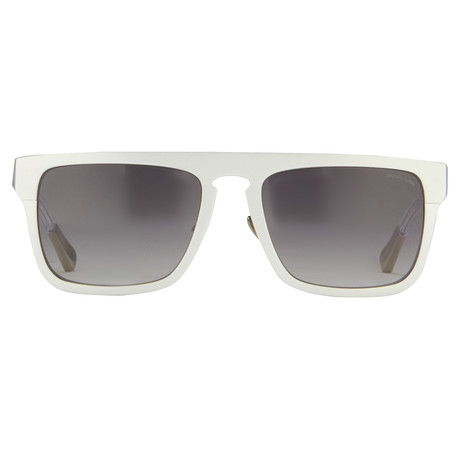 KVA52C4SUN // Unisex Sunglasses // Silver Aluminium + Clear + Gray Grad Lens