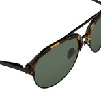 KVA74C2SUN // Unisex Sunglasses // Graphic T-Shell + Black + Green