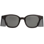 KVA9C6SUN // Unisex Sunglasses // Translucent Black + Side Piece