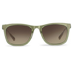 KVA59C6SUN // Unisex Sunglasses // Apple + Silver + Brown Grad Lens