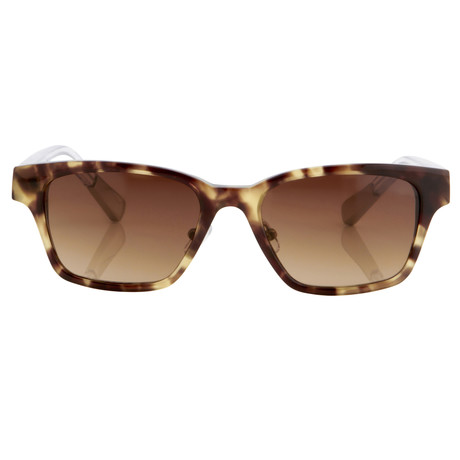 KVA18C1SUN // Unisex Sunglasses // Brown T-Shell Rectangular